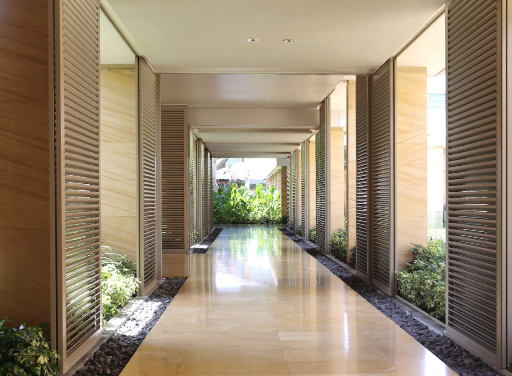 modern corridor interior